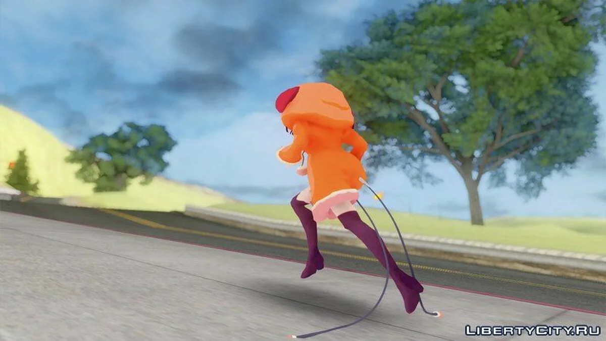 Schwi Dola aus dem Anime No Game No Life: Zero / GTA San Andreas