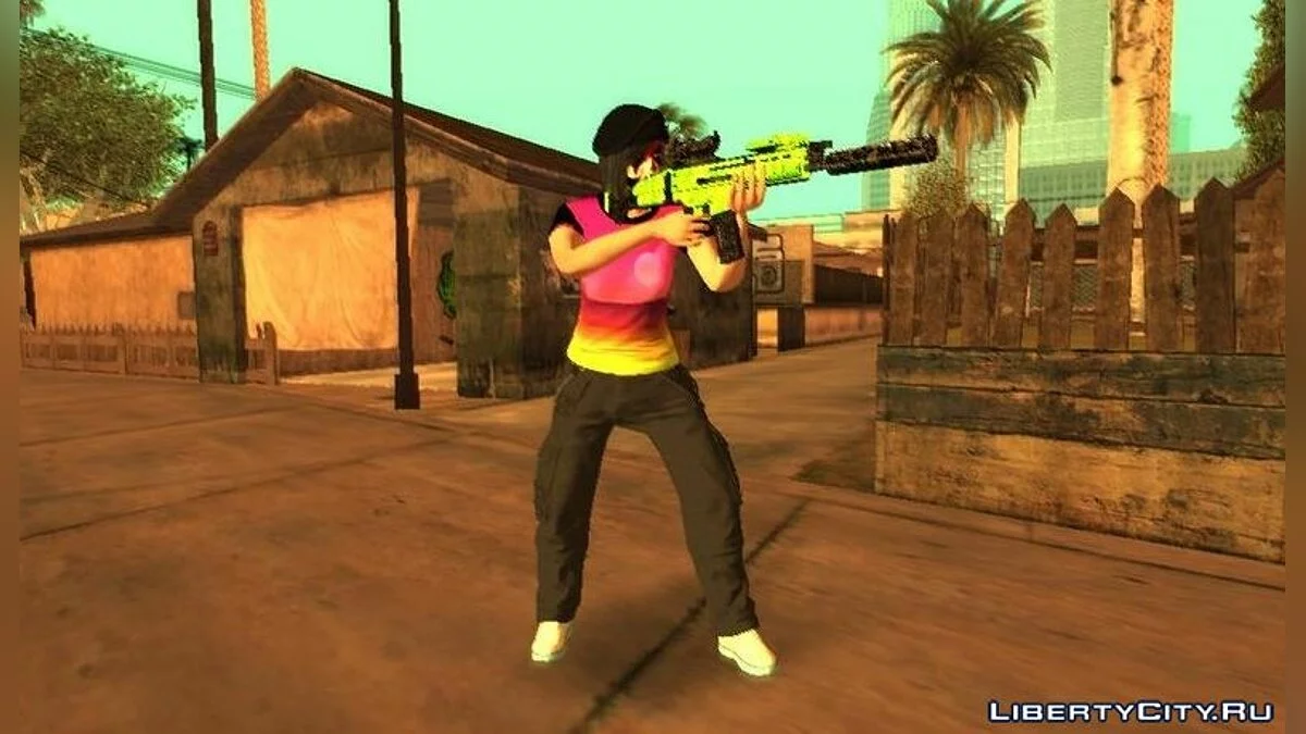 Model Wanita dari GTA Online / GTA San Andreas