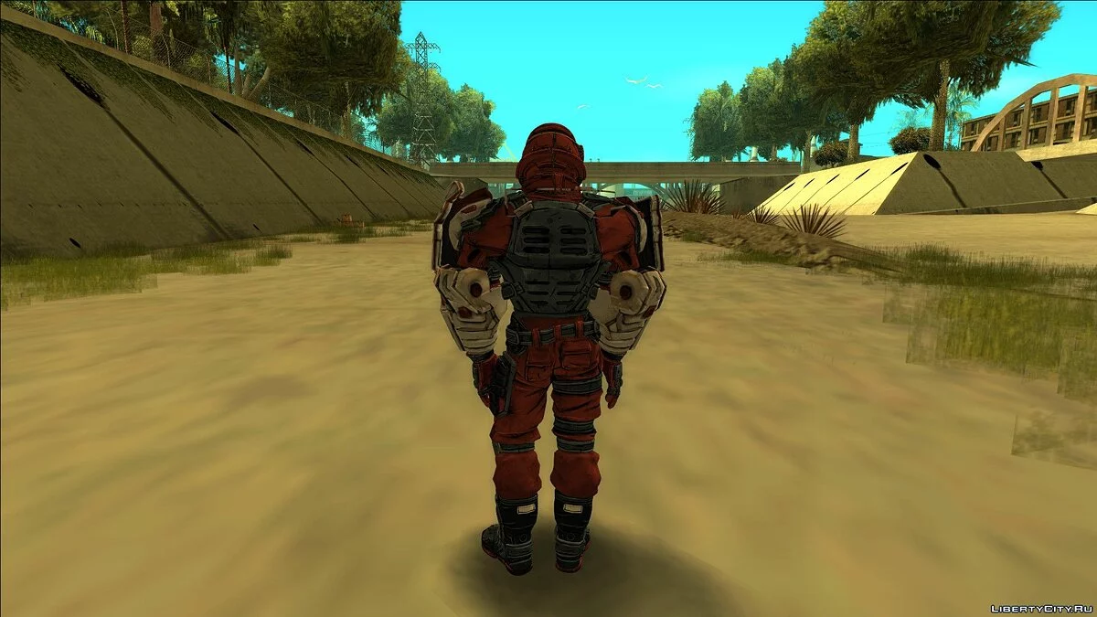 Atlas Soldat aus Borderlands 3 / GTA San Andreas