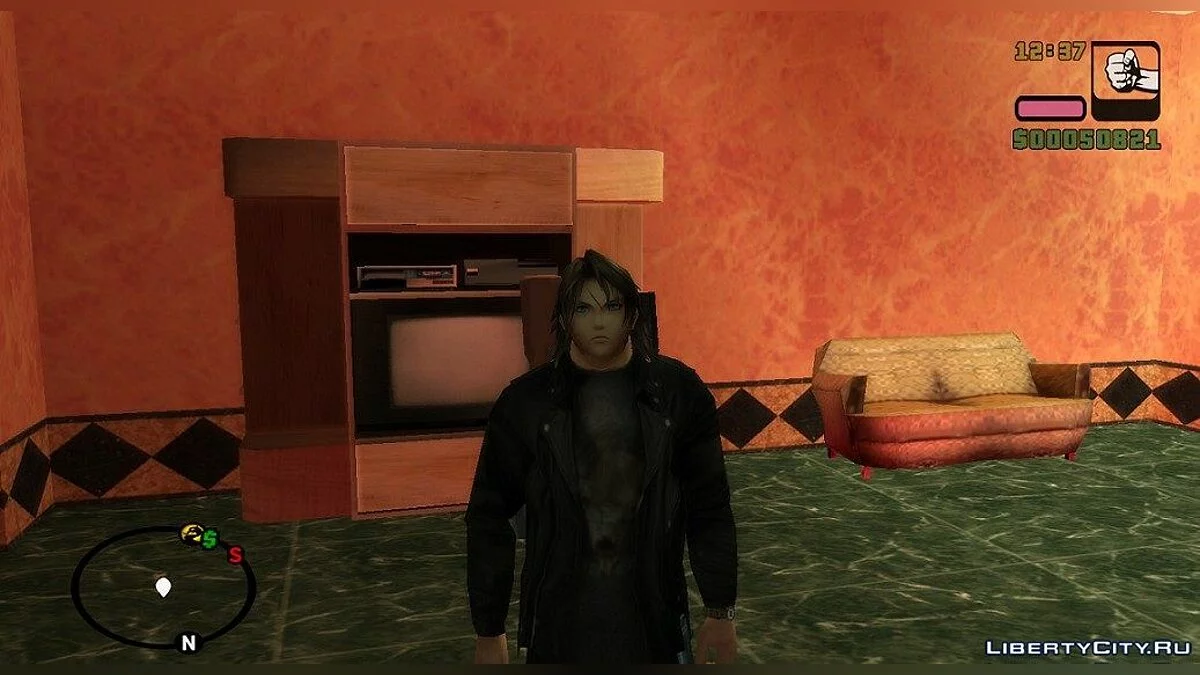 Substituição Completa do Jogador CJ Squall Leonhart V2 / GTA San Andreas