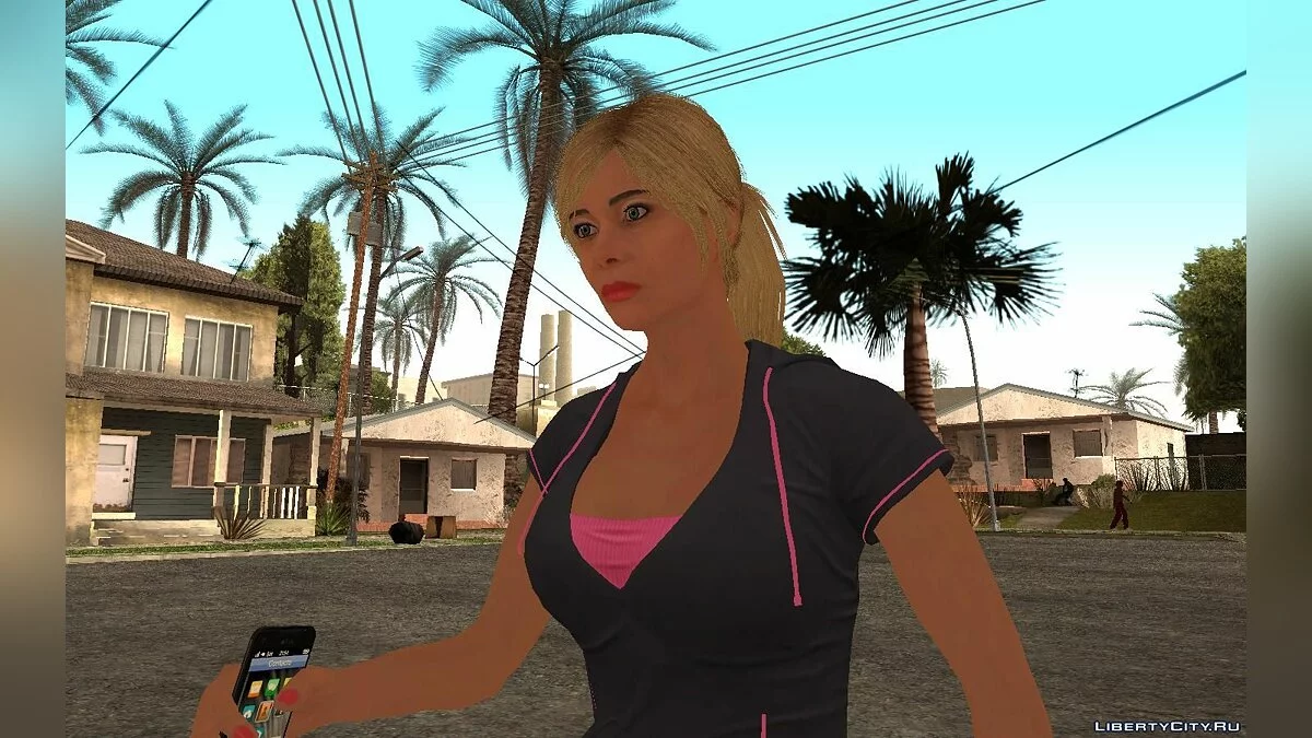 GTA 5中的特蕾西·德·圣塔 / GTA San Andreas
