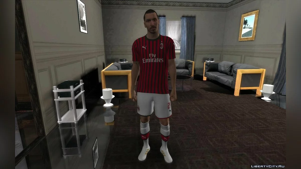 Zlatan Ibrahimović from Efootball PES 2020 / GTA San Andreas
