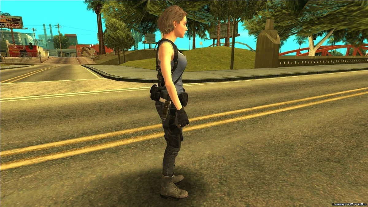 Jill Valentine aus RE3 Remake / GTA San Andreas