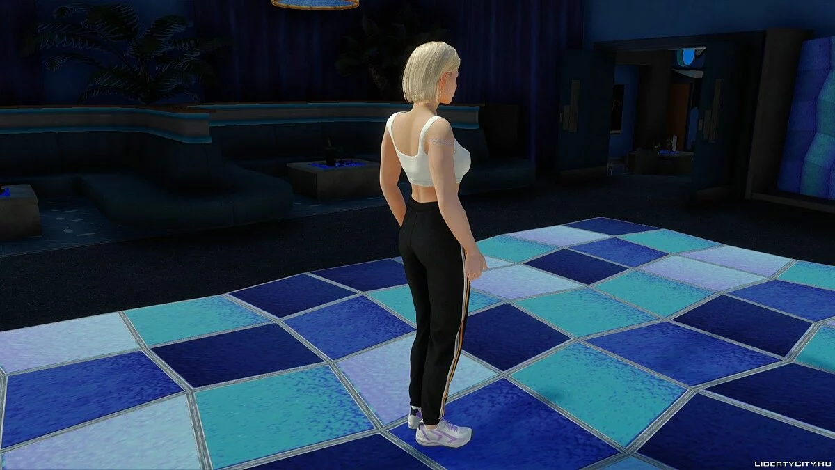 Giselle Miller dalam setelan olahraga / GTA San Andreas