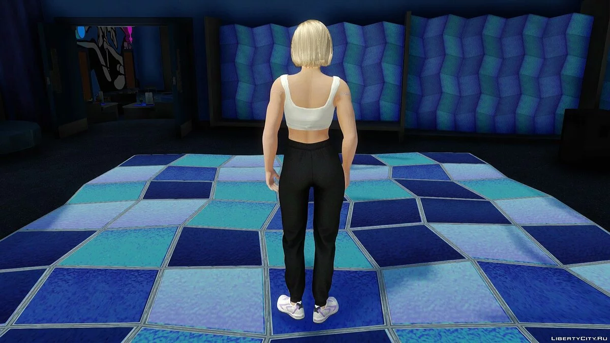 Giselle Miller dalam setelan olahraga / GTA San Andreas