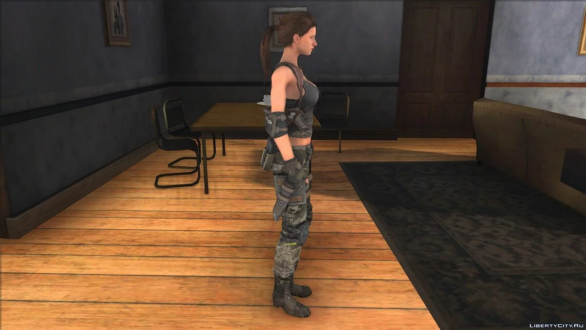 Emily Roth in Military Uniform / GTA San Andreas