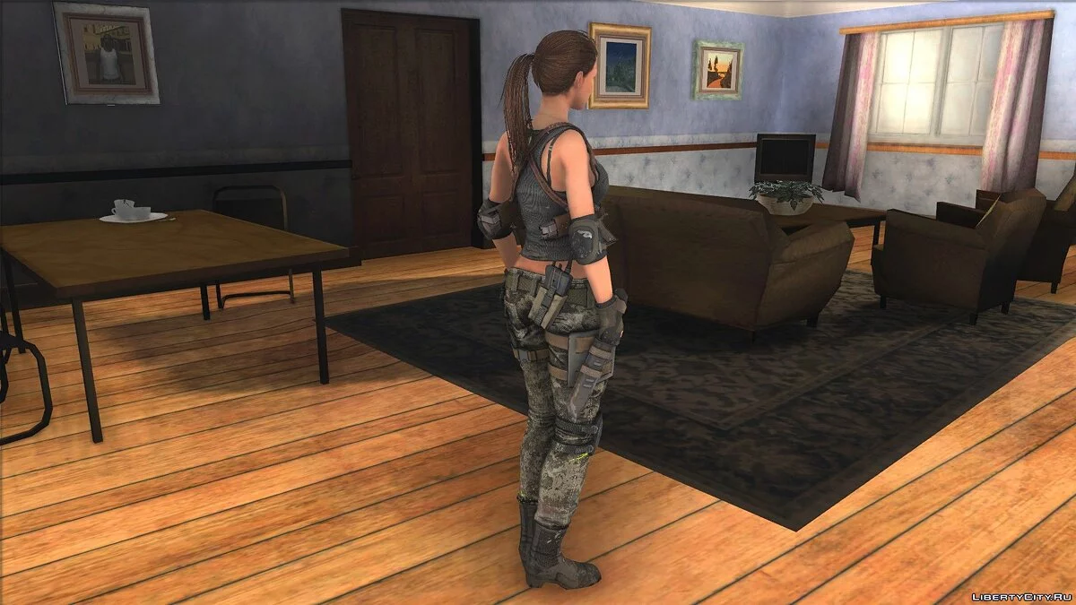 Emily Roth in Military Uniform / GTA San Andreas