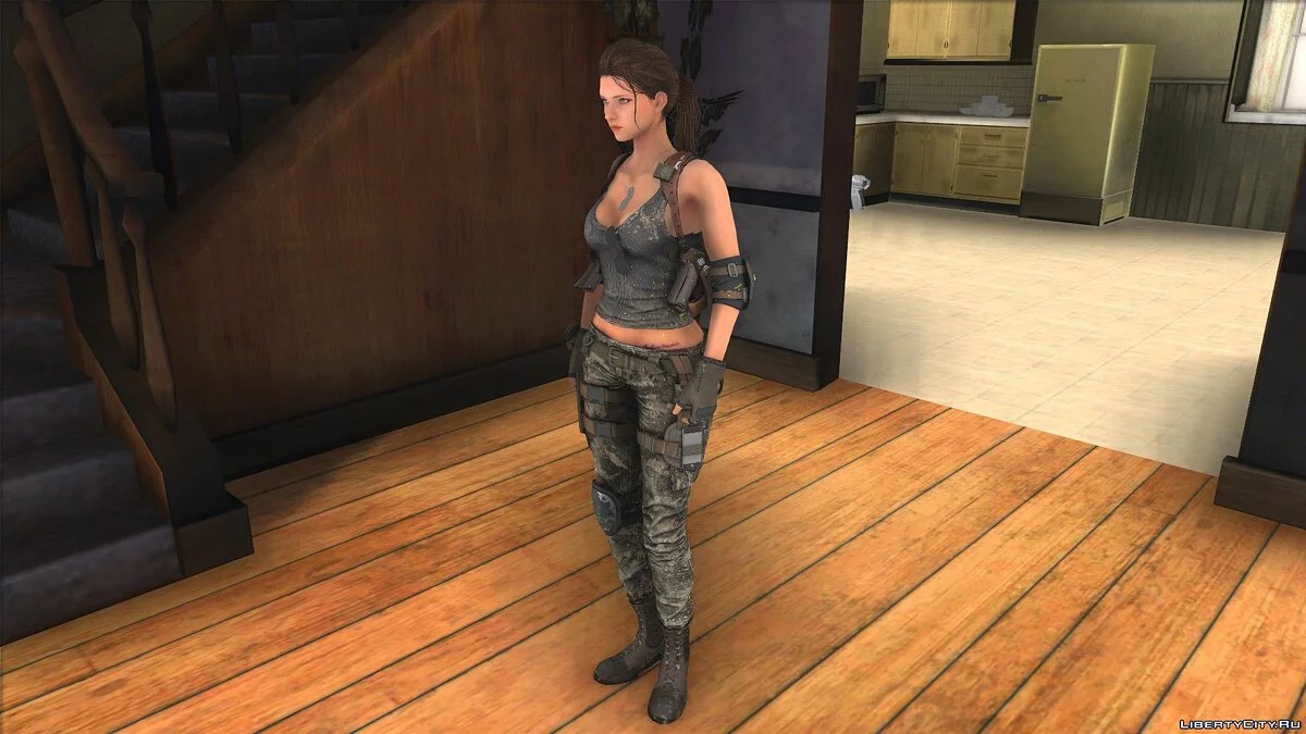 Emily Roth in Military Uniform / GTA San Andreas