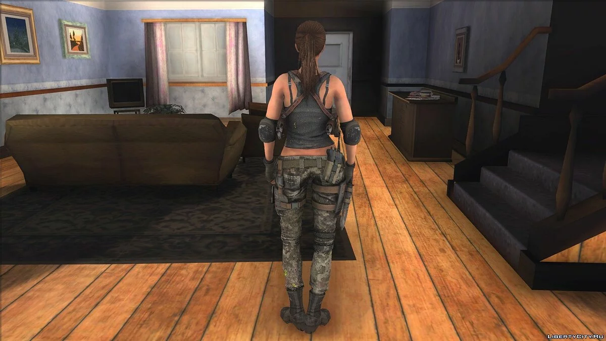 Emily Roth in Military Uniform / GTA San Andreas