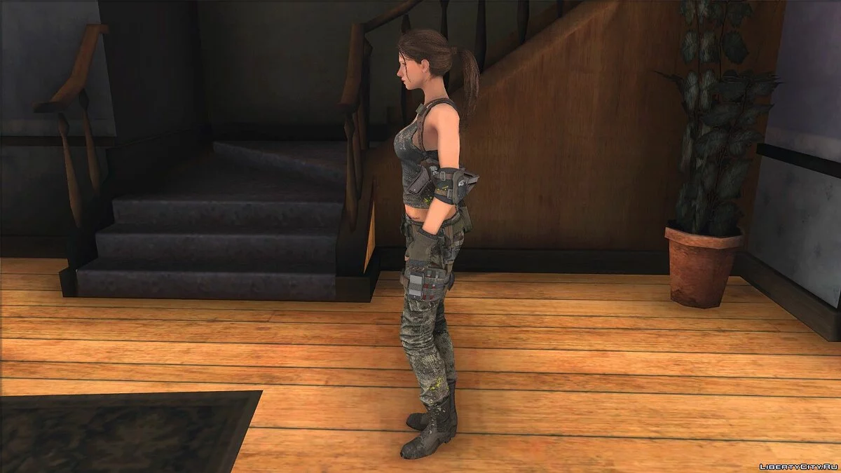 Emily Roth in Military Uniform / GTA San Andreas