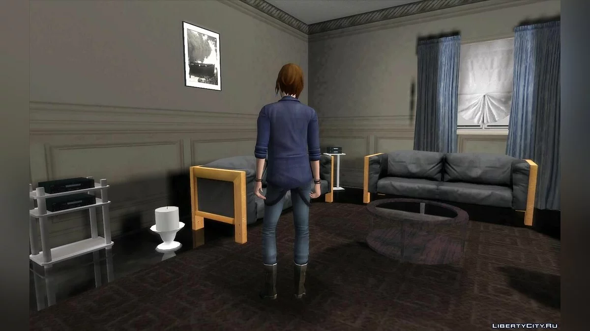 Chloe Price do jogo Life Is Strange: Before the Storm / GTA San Andreas