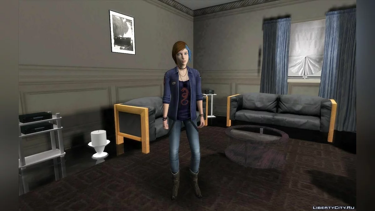 Chloe Price do jogo Life Is Strange: Before the Storm / GTA San Andreas