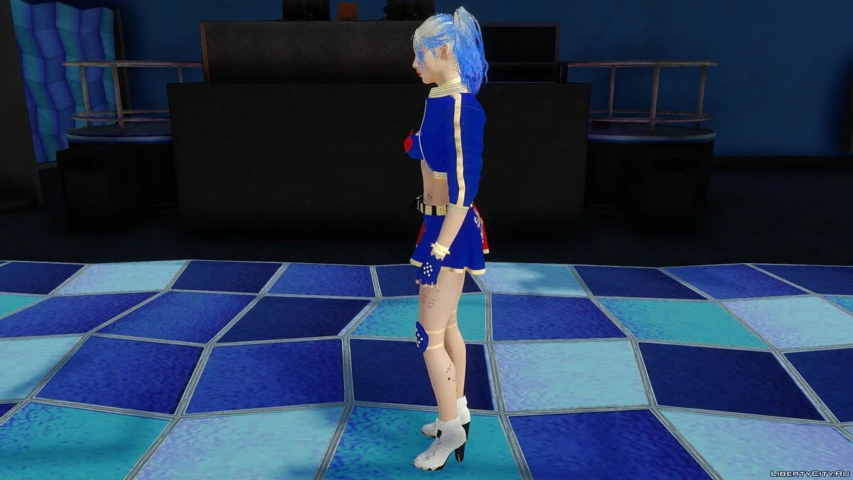 Claire Redfield dalam Pakaian Harley Quinn / GTA San Andreas