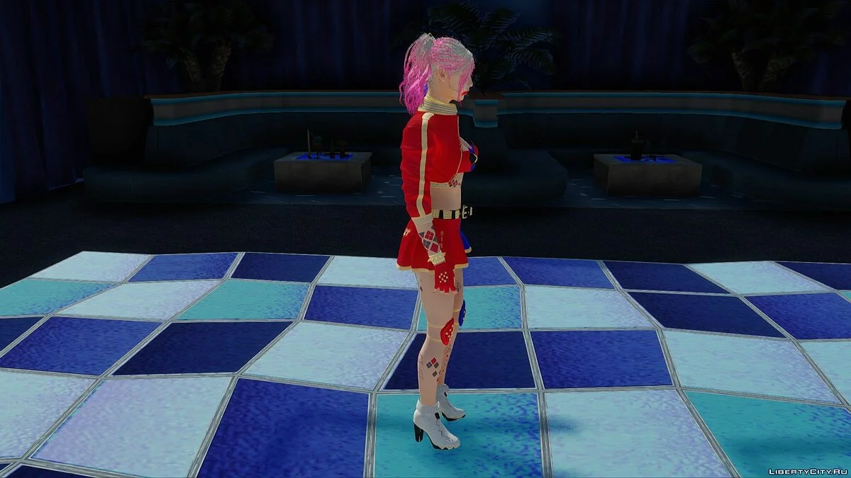 Claire Redfield dalam Pakaian Harley Quinn / GTA San Andreas