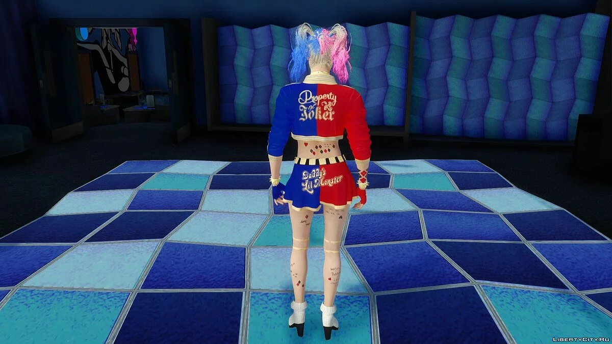 Claire Redfield dalam Pakaian Harley Quinn / GTA San Andreas