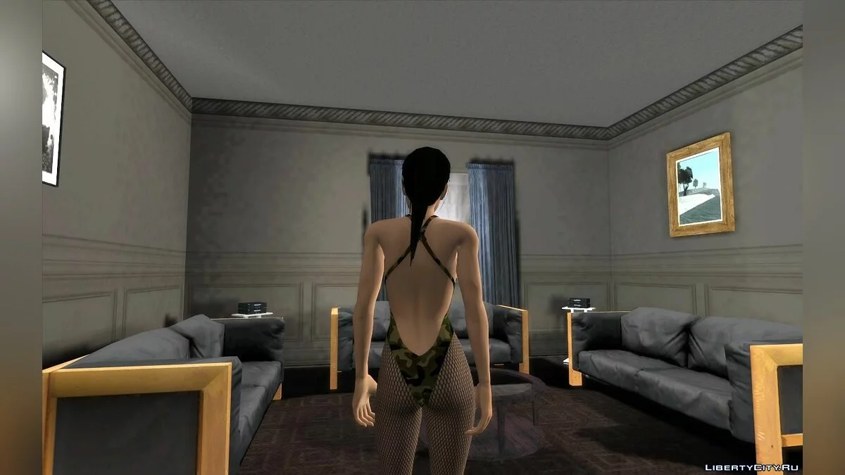Lara Croft de biquíni de Tomb Raider / GTA San Andreas