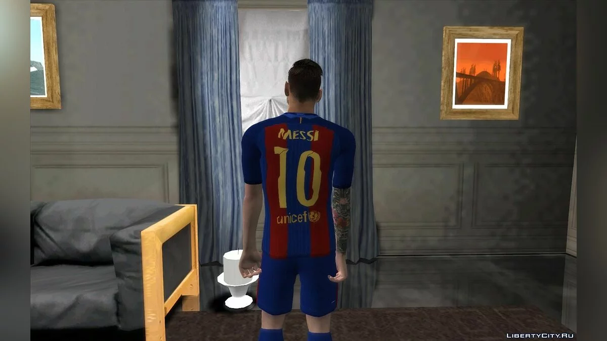 Lionel Messi do jogo FIFA / GTA San Andreas