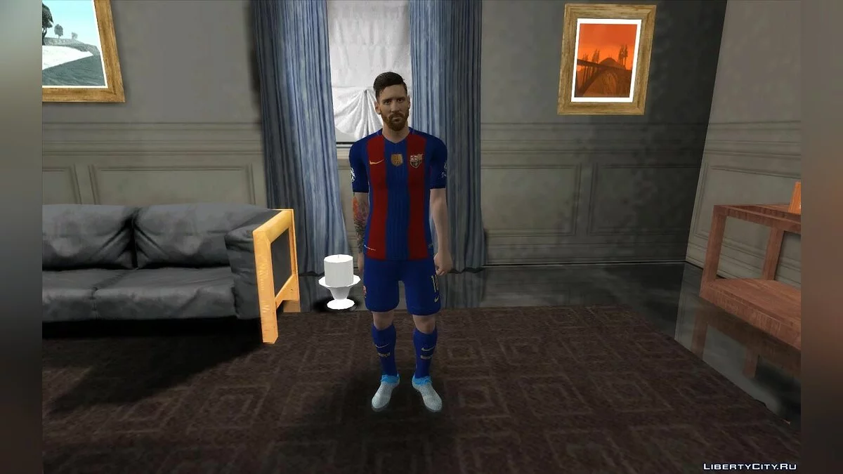 Lionel Messi do jogo FIFA / GTA San Andreas
