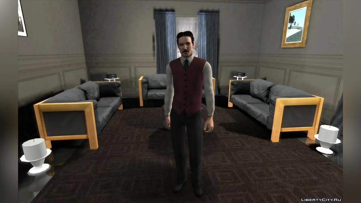Nikola Tesla de Dark Void / GTA San Andreas