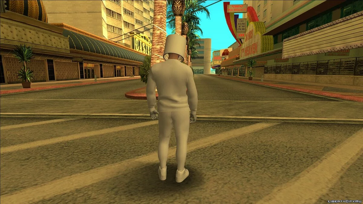 Marshmello Skin from GTA Online / GTA San Andreas