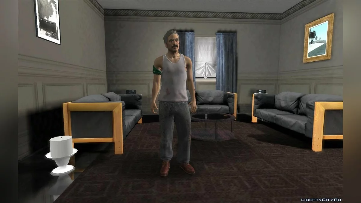 Виктор Салливан из игры Uncharted 4 / GTA San Andreas