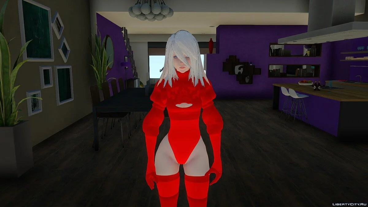A2 de NieR: Automata / GTA San Andreas