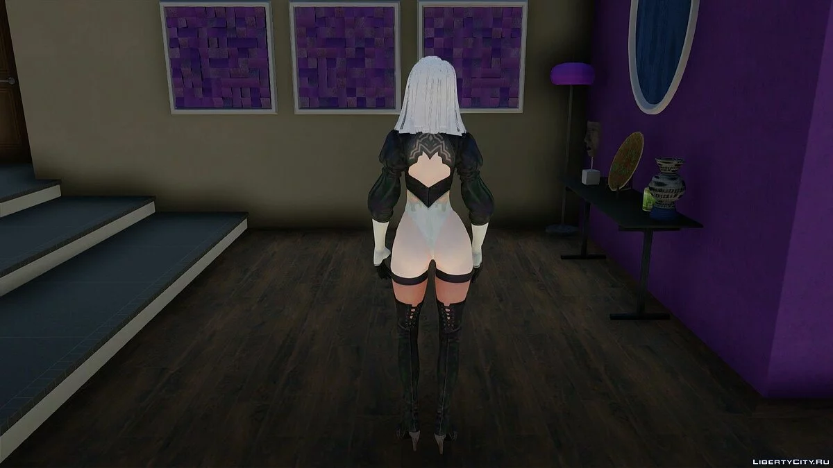 A2 de NieR: Automata / GTA San Andreas