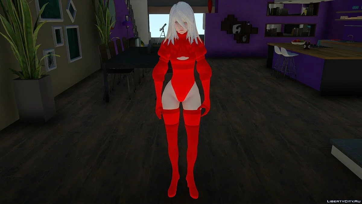 A2 de NieR: Automata / GTA San Andreas