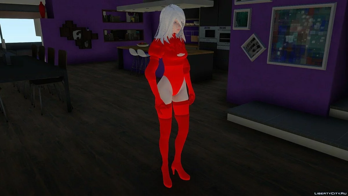 A2 de NieR: Automata / GTA San Andreas