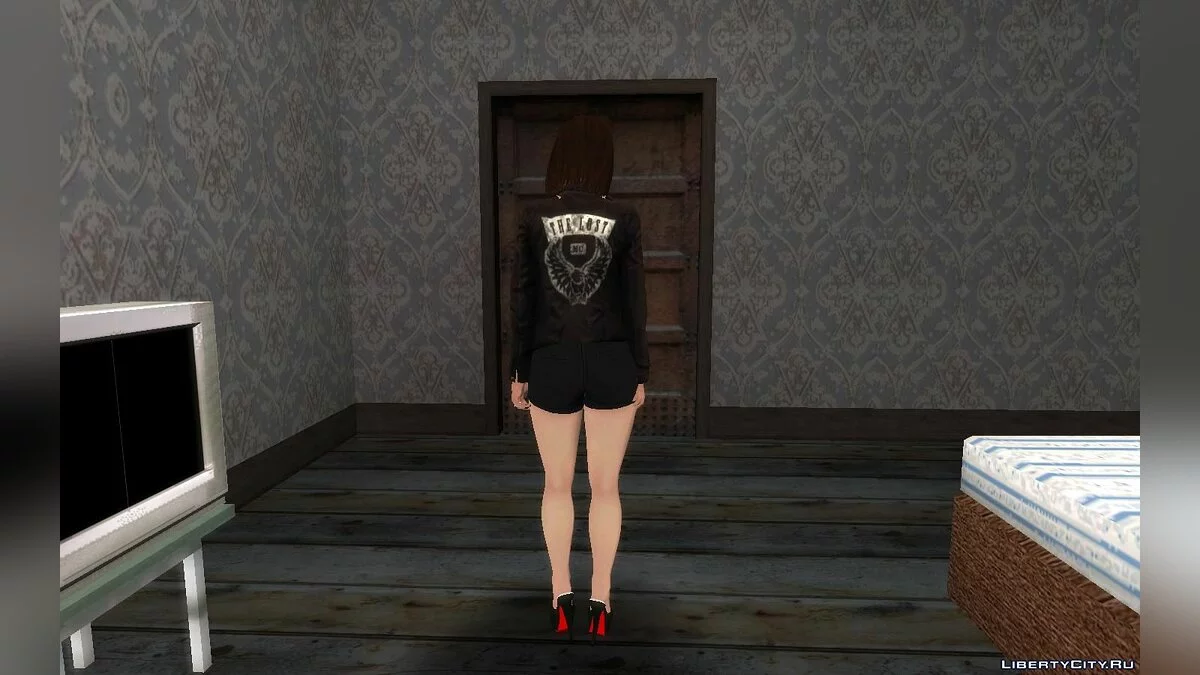 Amanda Townley de GTA 5 en ropa de prostituta V1 / GTA San Andreas