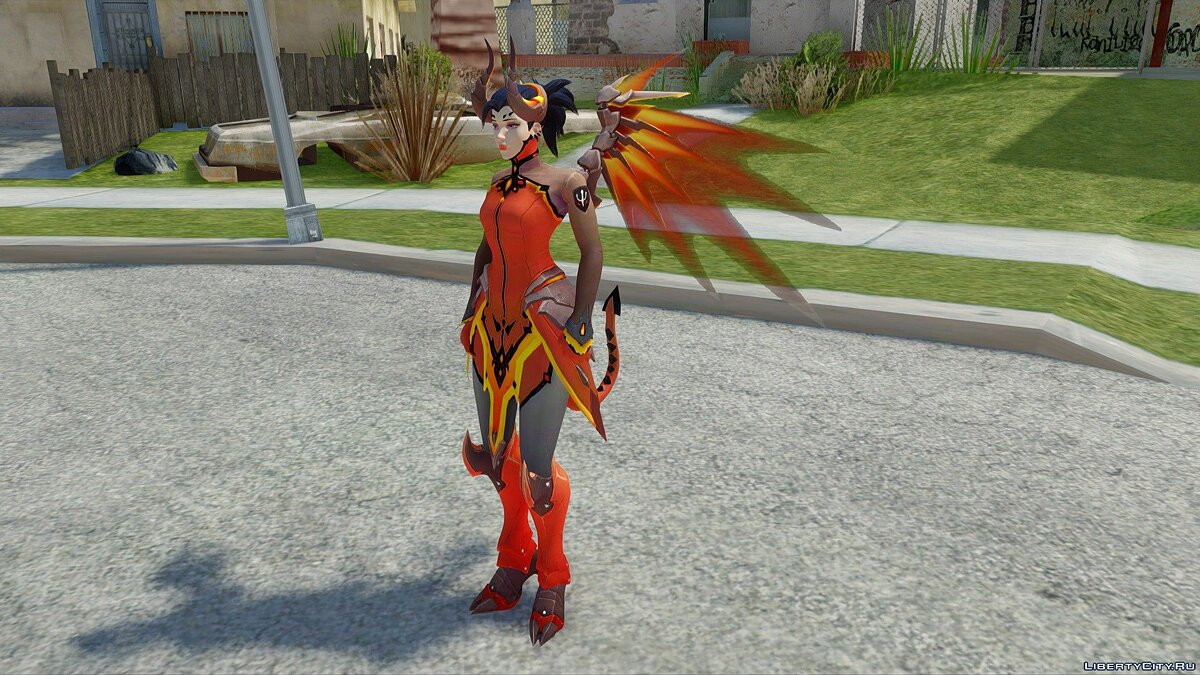 Download Devil Angel from Overwatch for GTA San Andreas