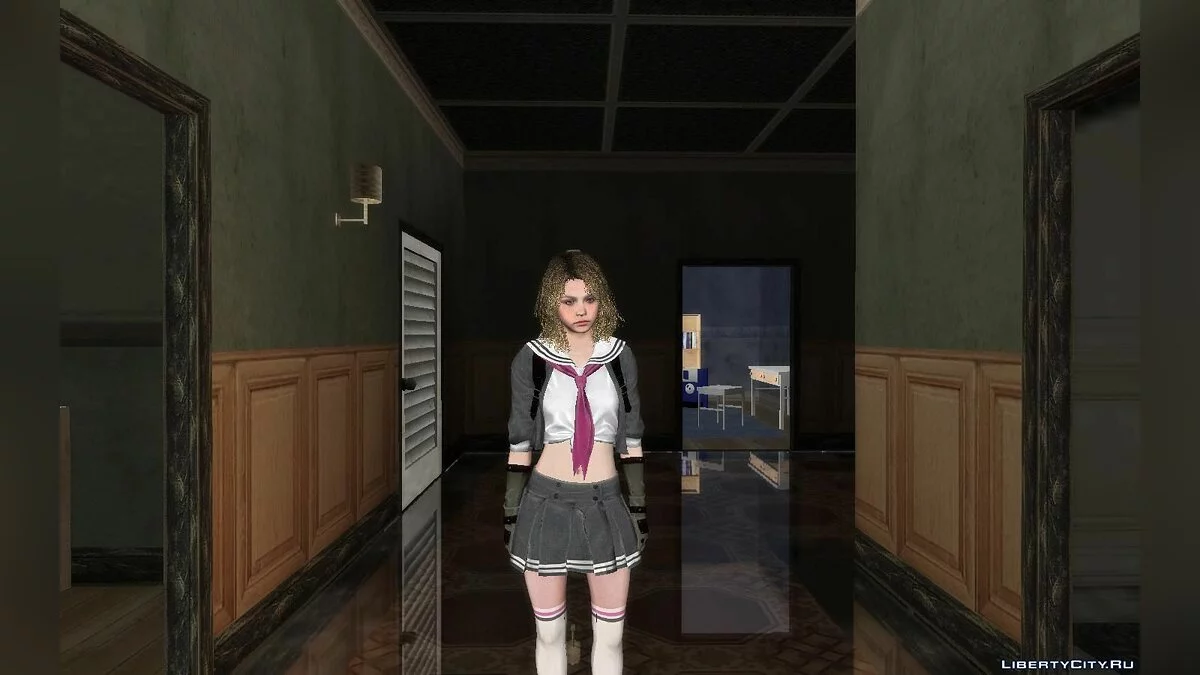 Becca Woolet у шкільній формі / GTA San Andreas