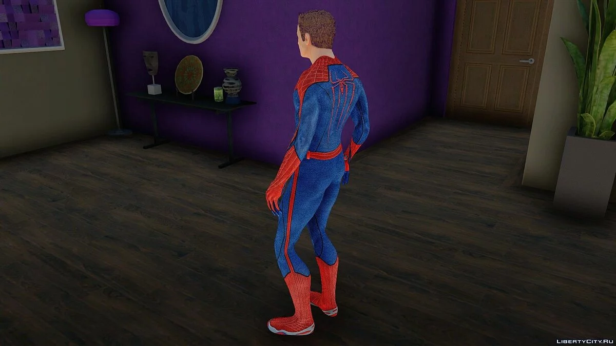 Spiderman Without Mask from Spiderman 2012 / GTA San Andreas