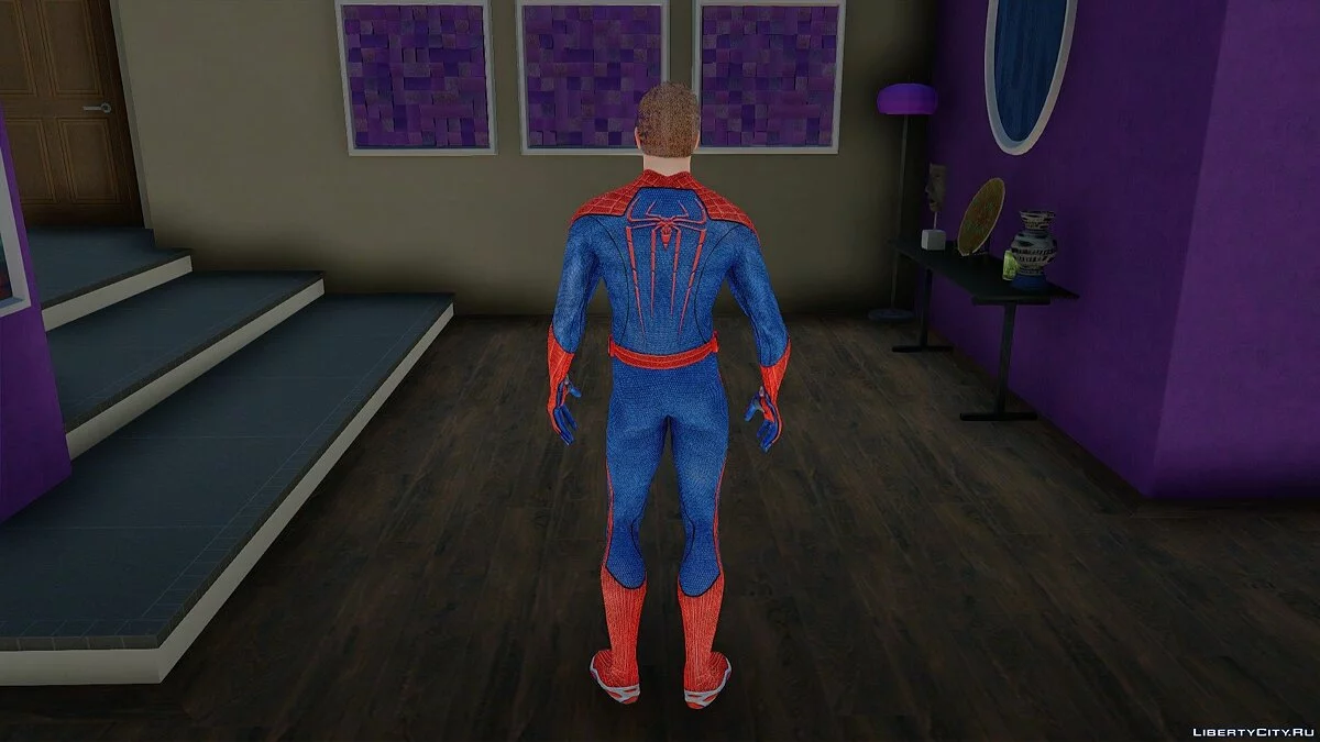 Spiderman Without Mask from Spiderman 2012 / GTA San Andreas
