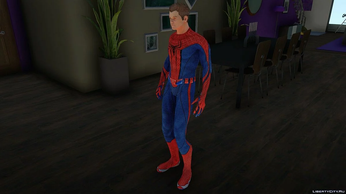 Spiderman Without Mask from Spiderman 2012 / GTA San Andreas
