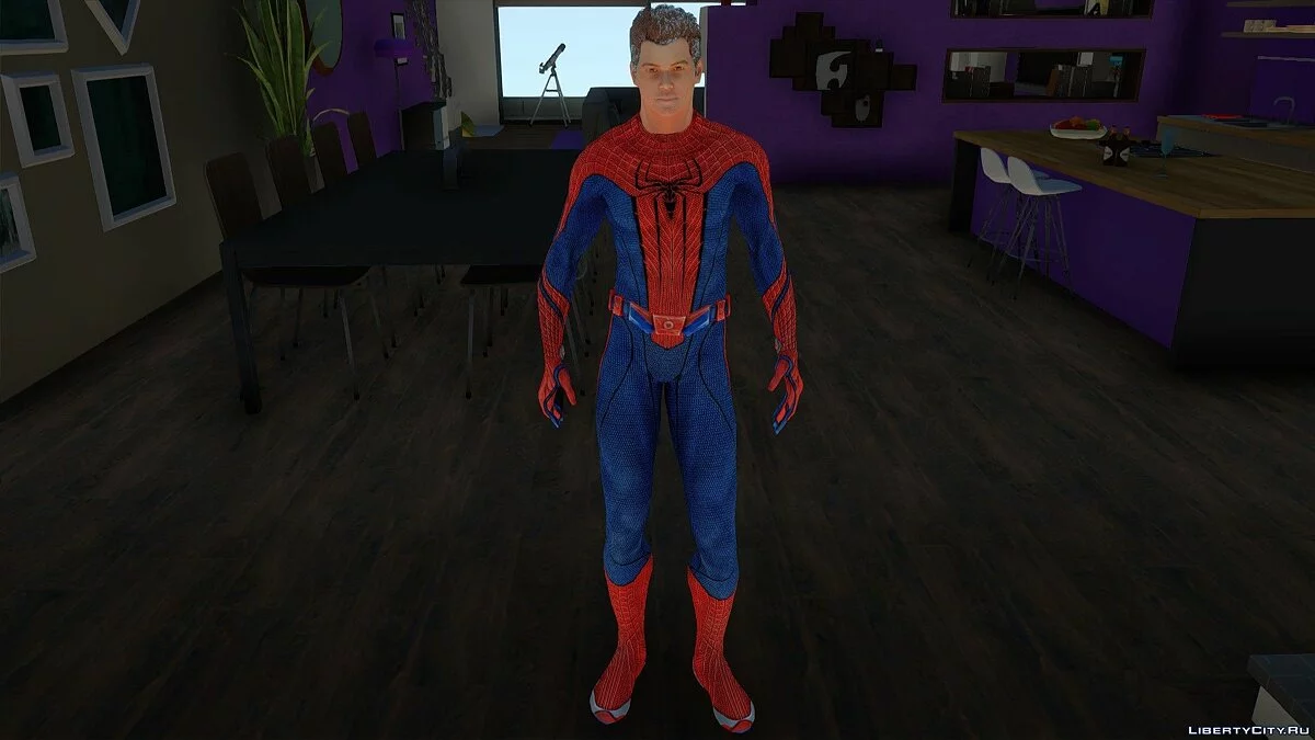 Spiderman Without Mask from Spiderman 2012 / GTA San Andreas