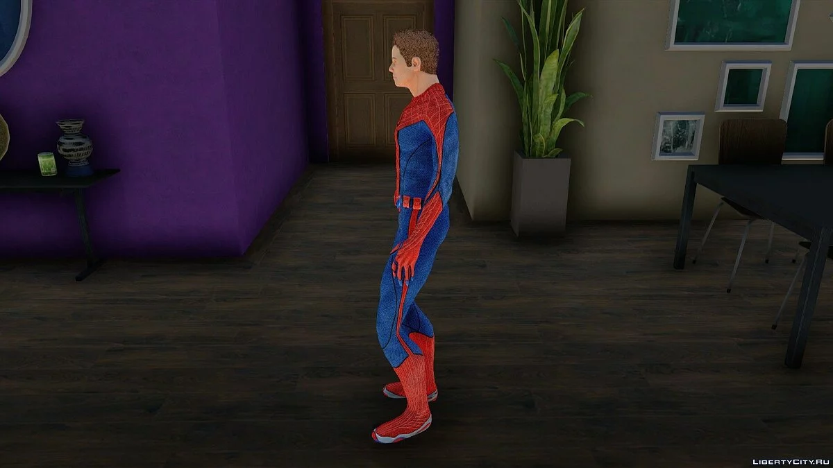 Spiderman Without Mask from Spiderman 2012 / GTA San Andreas
