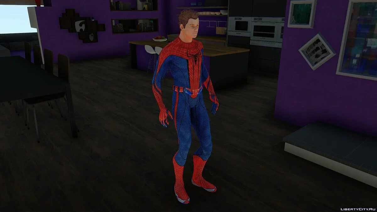 Spiderman Without Mask from Spiderman 2012 / GTA San Andreas