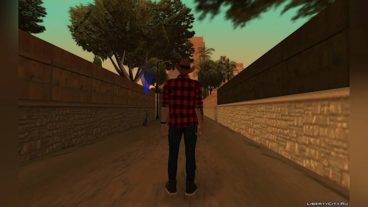 Cwmohb1 в повседневной одежде (сельской стиль) v7 / GTA San Andreas