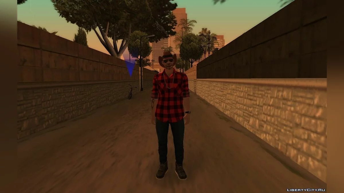 Cwmohb1 в повседневной одежде (сельской стиль) v7 / GTA San Andreas