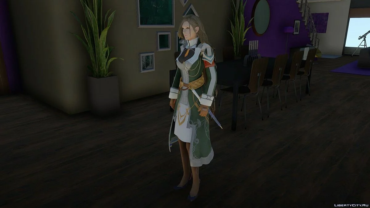Jihl Nabaat from Final Fantasy XIII / GTA San Andreas