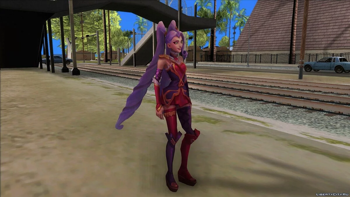 Heartseeker Jinx de League of Legends / GTA San Andreas