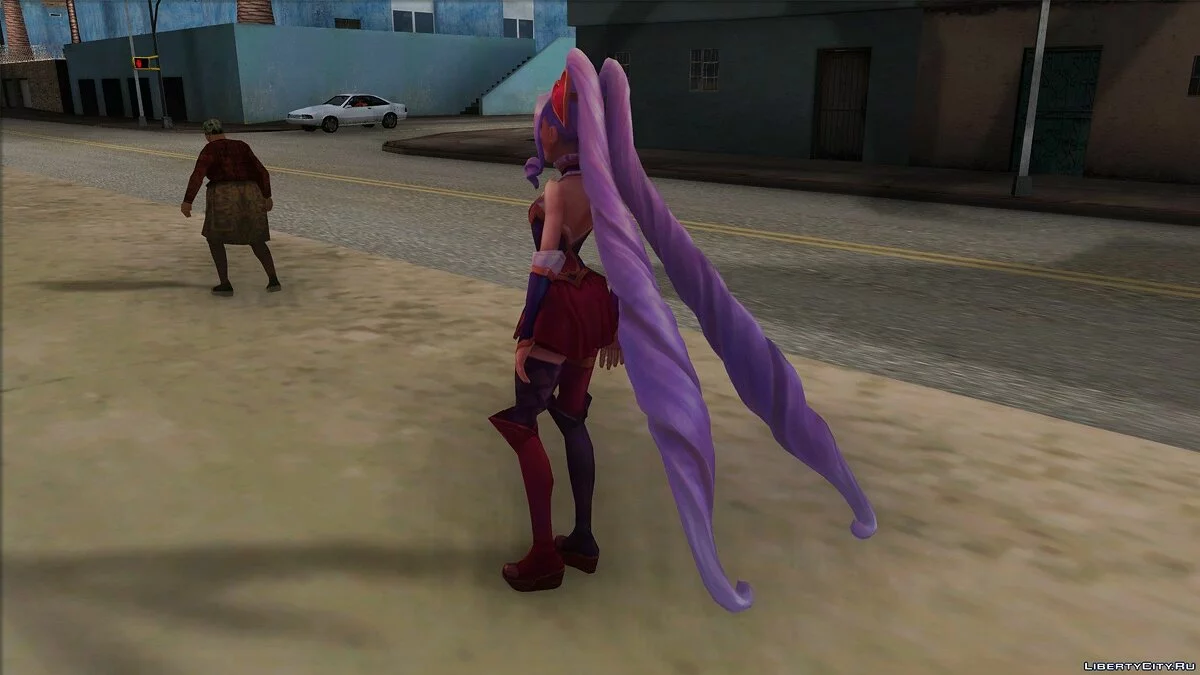 Heartseeker Jinx de League of Legends / GTA San Andreas