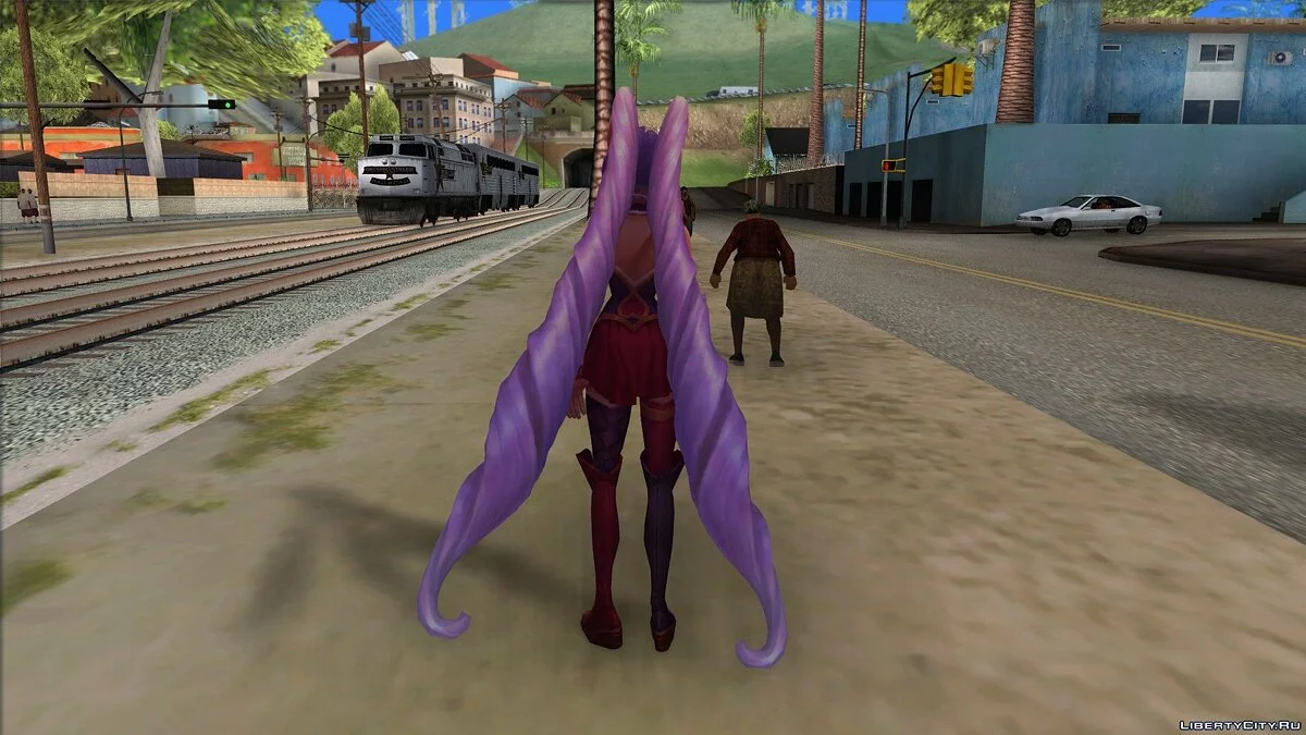 Heartseeker Jinx de League of Legends / GTA San Andreas