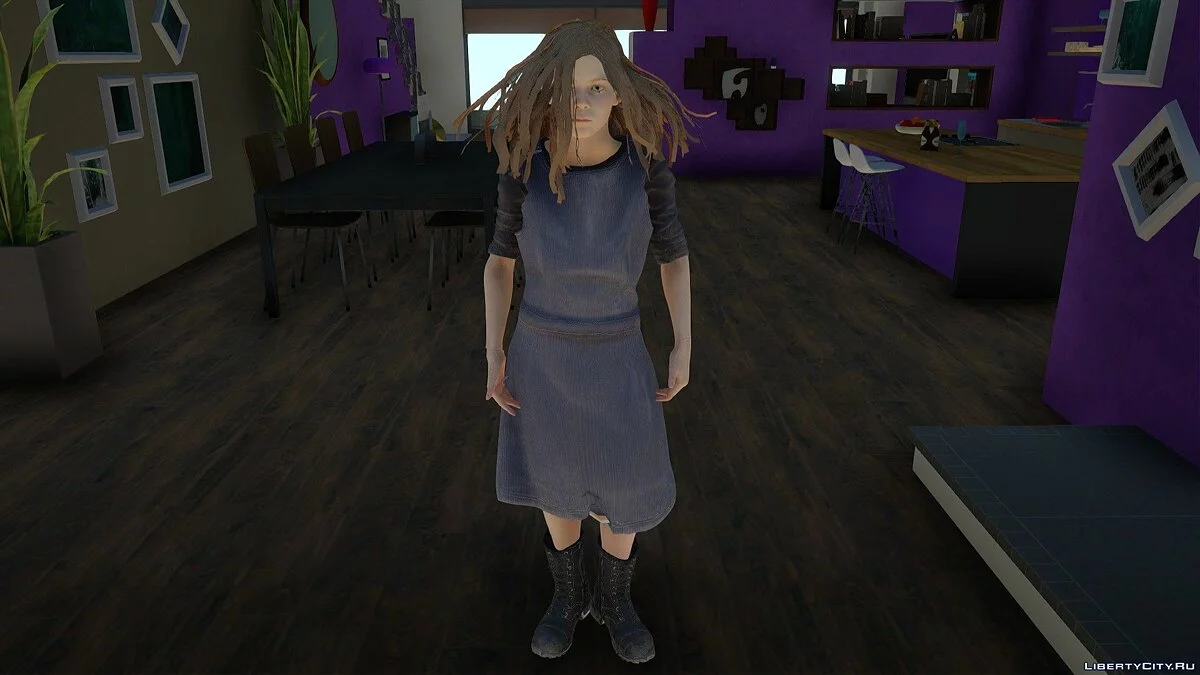 Eveline de Resident Evil 7 / GTA San Andreas