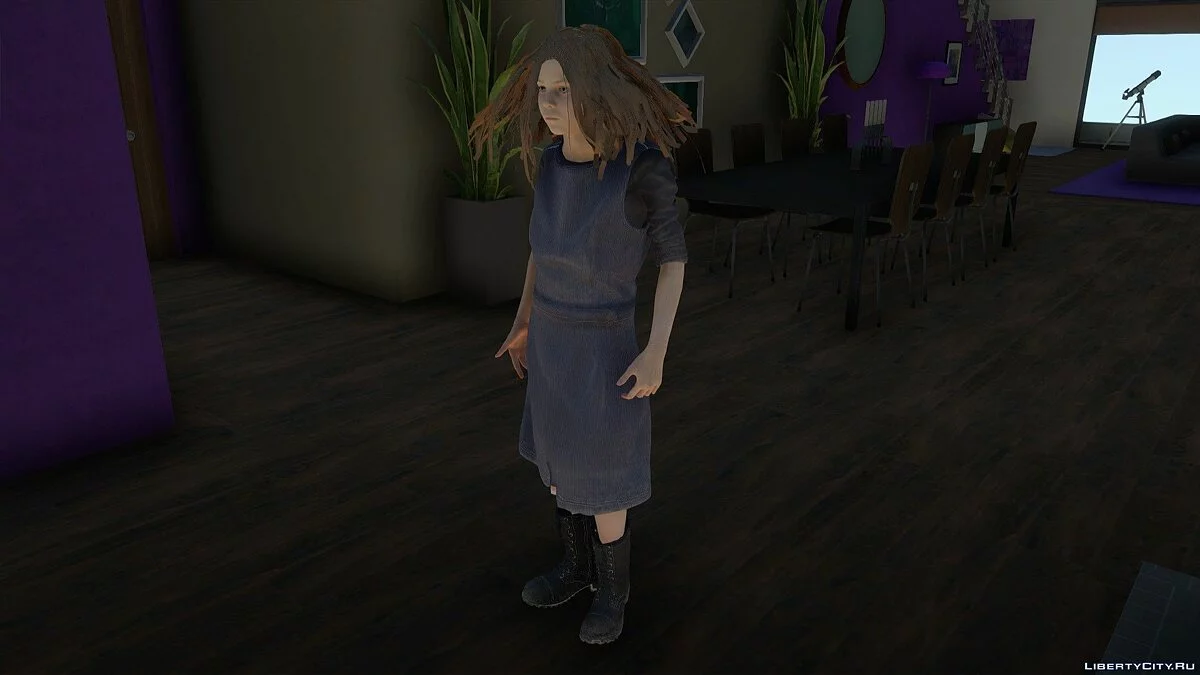 Eveline de Resident Evil 7 / GTA San Andreas