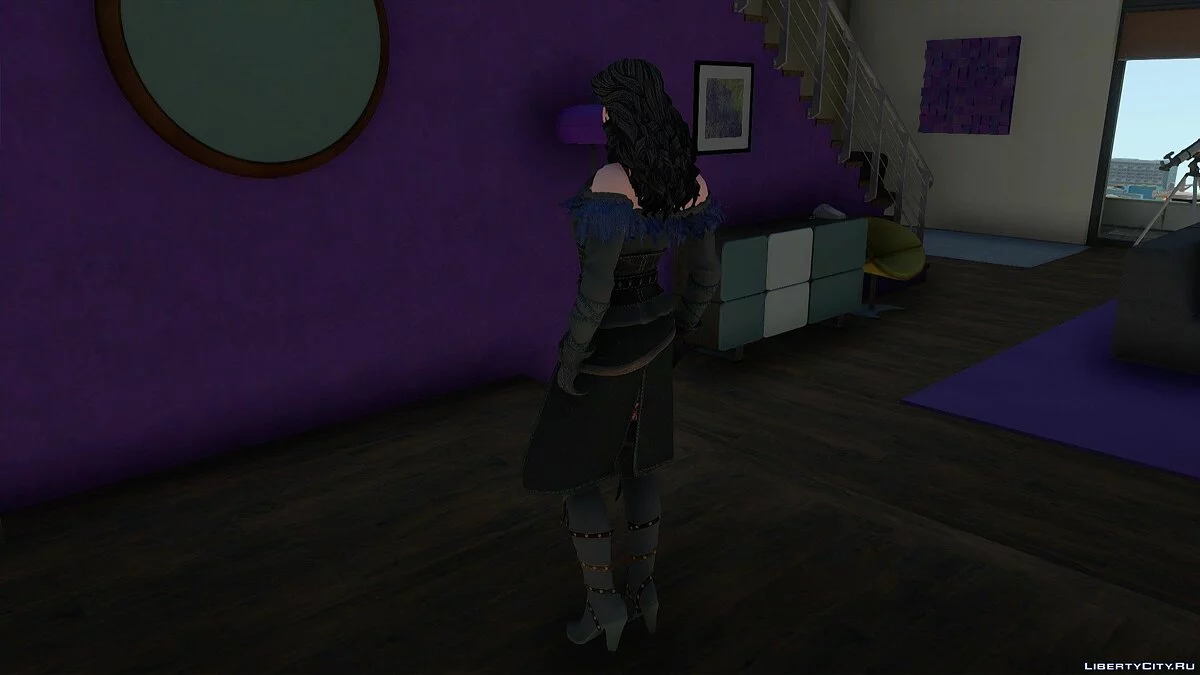 Yennefer from The Witcher 3 / GTA San Andreas
