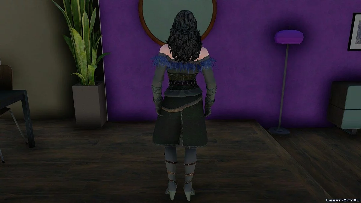 Yennefer from The Witcher 3 / GTA San Andreas
