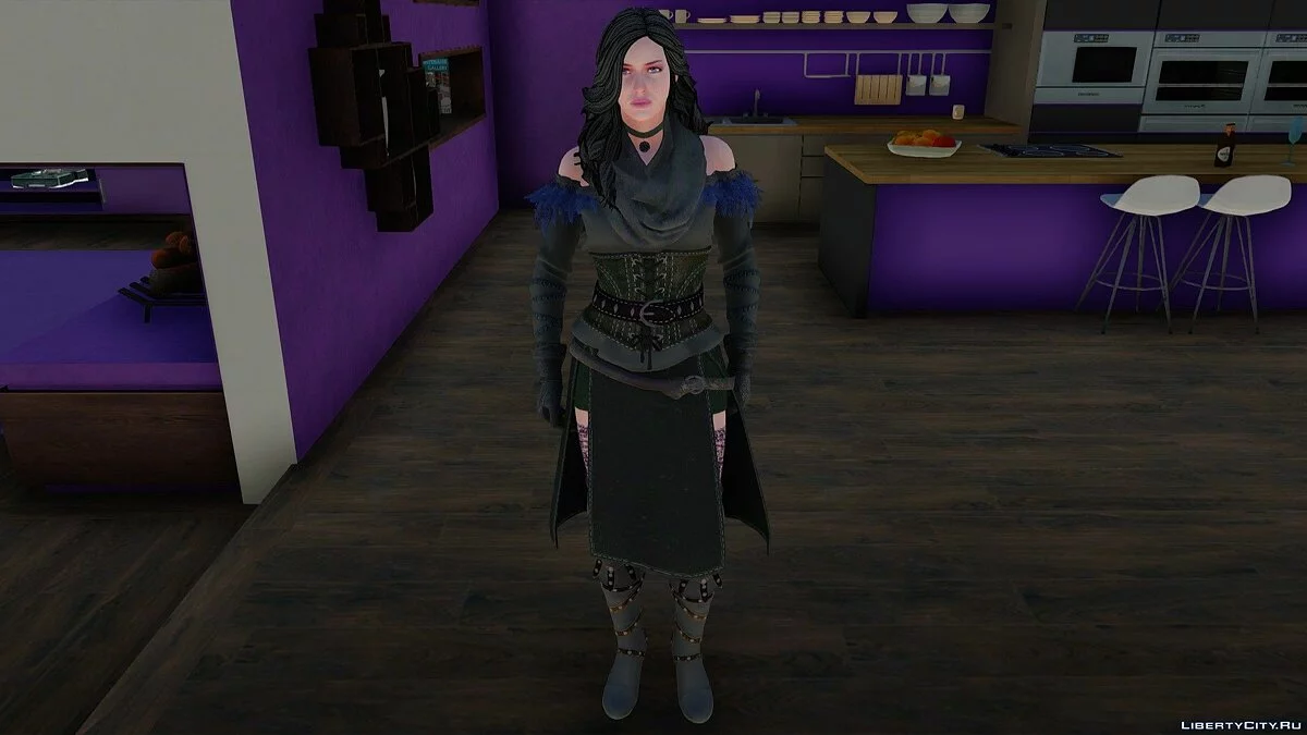 Yennefer from The Witcher 3 / GTA San Andreas