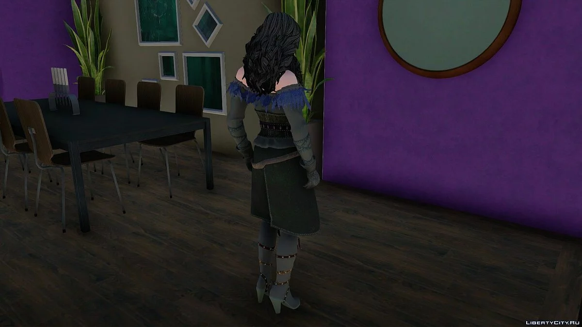 Yennefer from The Witcher 3 / GTA San Andreas